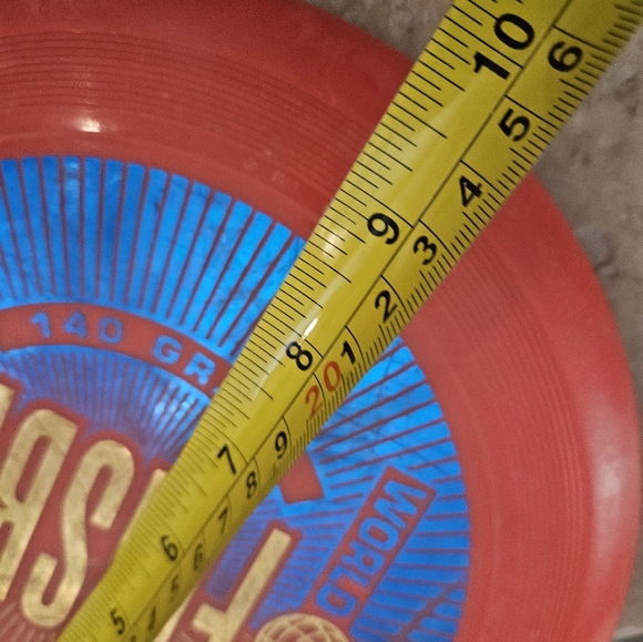 Frisbee 140 grams 1980s Mattel World Class Red - Picture 2 of 4